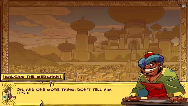 Hot Anime Princess Gets Trained By Genie for Jafar's Pleasure