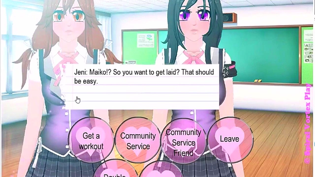 Umichan Maiko Classroom Cheaters – Hot Hentai Game Action With Cute Girls