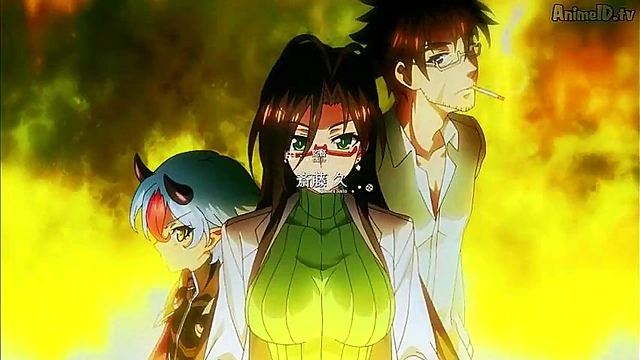 Shinmai Maou Anime – Horny Demon Girl Seduces Innocent Boy For Ecchi Fun