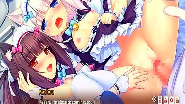 Japanese Neko Girls Get Wild in steamy Hentai Action Scene