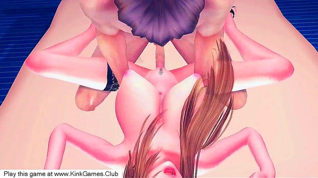 Demoness Dominates 3D Hentai Orgy With Anime Succubus Seduction