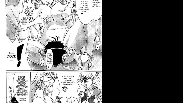 Sailor Moon Erotic Manga Slideshow – Group Anal Adventure With Futanari Goddesses