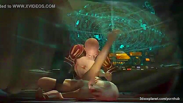 Big-Breasted 3D Babe Fucked Hard On Space Station For Hardcore Porn Action