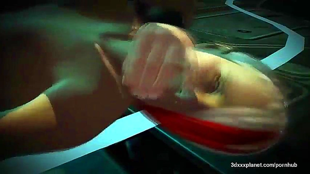 Big-Breasted 3D Babe Fucked Hard On Space Station For Hardcore Porn Action