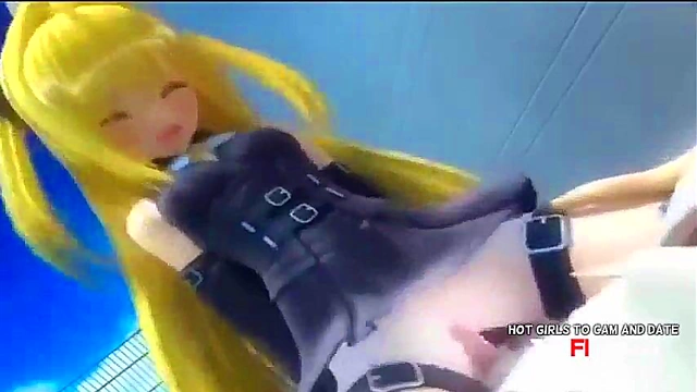 Blonde Hentai Babe Fucks Hard In Hot 3D Anime Porn Session