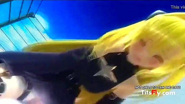 Blonde Hentai Babe Fucks Hard In Hot 3D Anime Porn Session