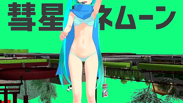 Hatsune Miku Dances Seductively in Anime Music Video for Comet Honeymoon