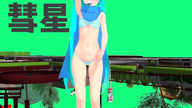 Hatsune Miku Dances Seductively in Anime Music Video for Comet Honeymoon