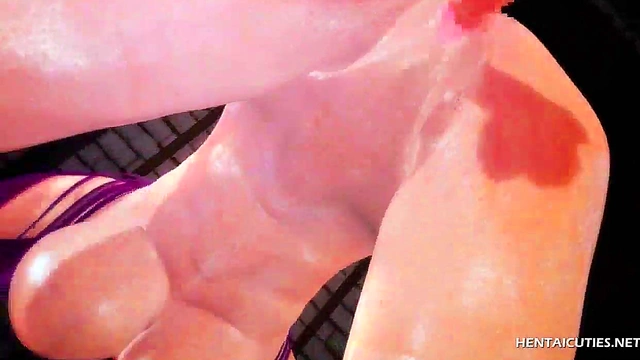 Busty 3D Hentai Hottie Squirts Intensely As Her Wet Pussy Gets Rammed Hardcore