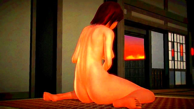 Beautiful Anime Teen With Big Tits Masturbates Seductively