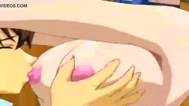 Horny Big-Busted Anime Teacher Sucks Dick & Swallows Cum In Uncensored Scene