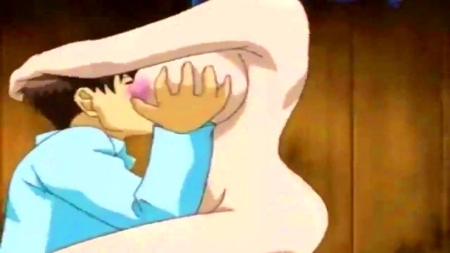 Horny Big-Busted Anime Teacher Sucks Dick & Swallows Cum In Uncensored Scene