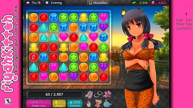HuniePop GamerGirl Seduces You In The Ultimate Hentai Dating Sim Challenge