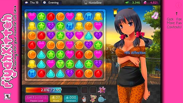 HuniePop GamerGirl Seduces You In The Ultimate Hentai Dating Sim Challenge