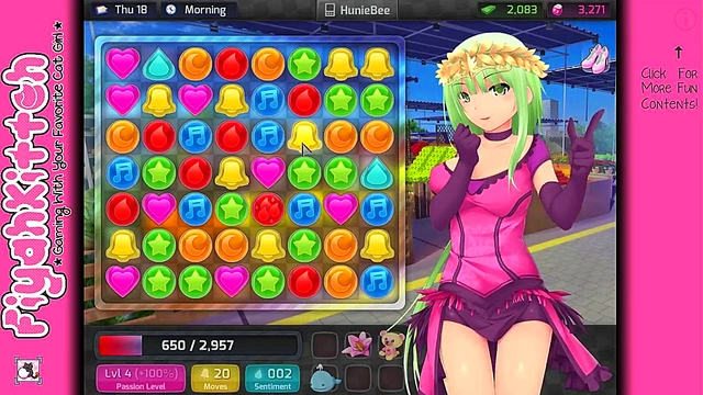 HuniePop GamerGirl Seduces You In The Ultimate Hentai Dating Sim Challenge