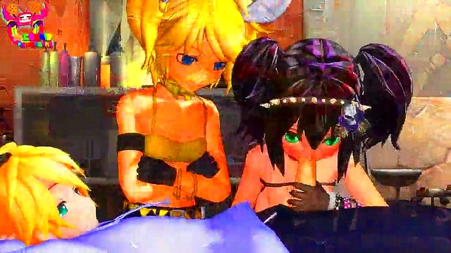 Schoolgirls Enjoy naughty 3D Hentai Sex Adventures Together