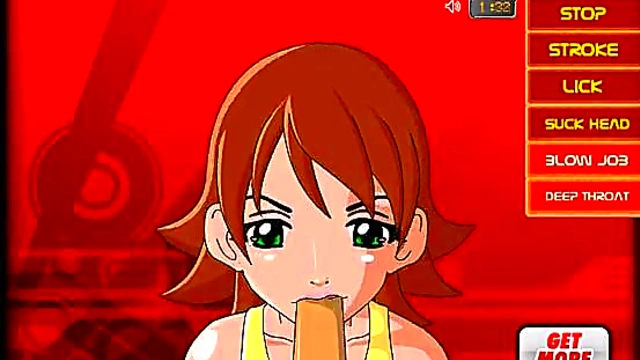 Young Hentai Girl Sucks Dick With Skillful Mouth Action