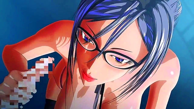 Vice Chairwoman's Hardcore 3D Anime Blowjob Session After School