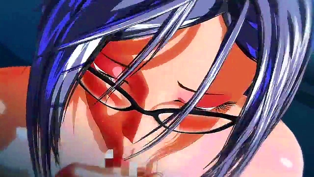 Vice Chairwoman's Hardcore 3D Anime Blowjob Session After School