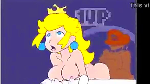 Peach Rides Mario’s Big Dick In Sexy Hentai Action