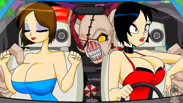 Bouncy Tits Bounce Wild in Resident Evil Anime Flash Hentai Adventure