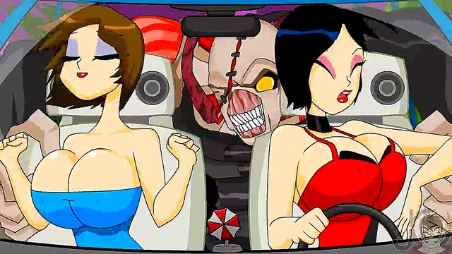 Bouncy Tits Bounce Wild in Resident Evil Anime Flash Hentai Adventure
