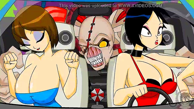Bouncy Tits Bounce Wild in Resident Evil Anime Flash Hentai Adventure