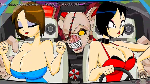 Bouncy Tits Bounce Wild in Resident Evil Anime Flash Hentai Adventure