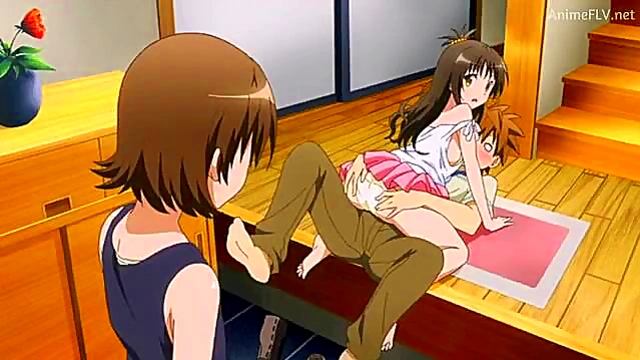 To Love-Ru Darkness – Anime Couple Engages in Steamy Ecchi Session