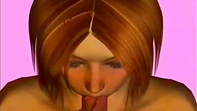 Virtual Cyber Babe With Big Tits Seduces You In 3D Hentai Fantasy
