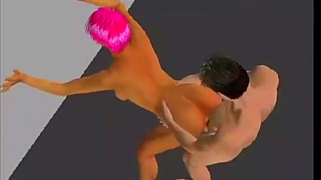 Virtual Cyber Babe With Big Tits Seduces You In 3D Hentai Fantasy