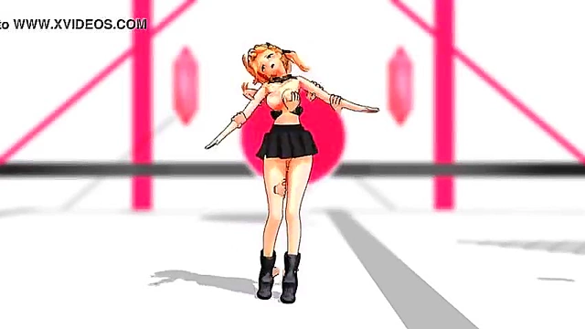 Gentleman's Hand Guides Prinz in Seductive 3D Hentai Restraint Dance