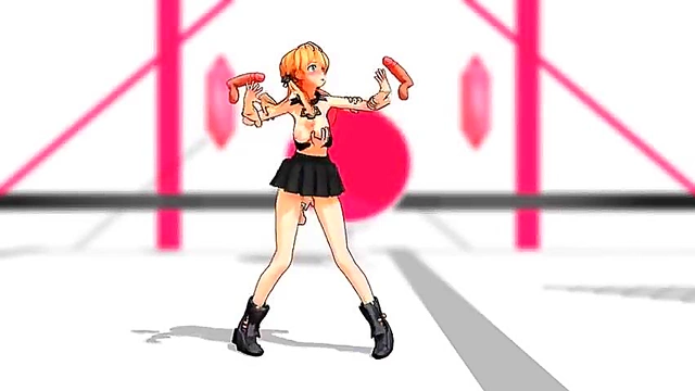 Gentleman's Hand Guides Prinz in Seductive 3D Hentai Restraint Dance