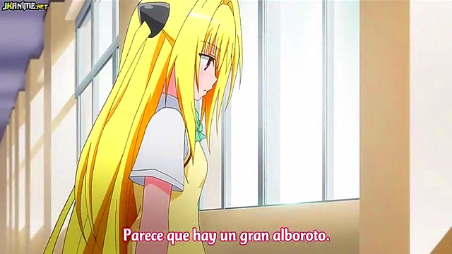 To Love-Ru Darkness Anime Couple Engage in Hot Ecchi Action Together