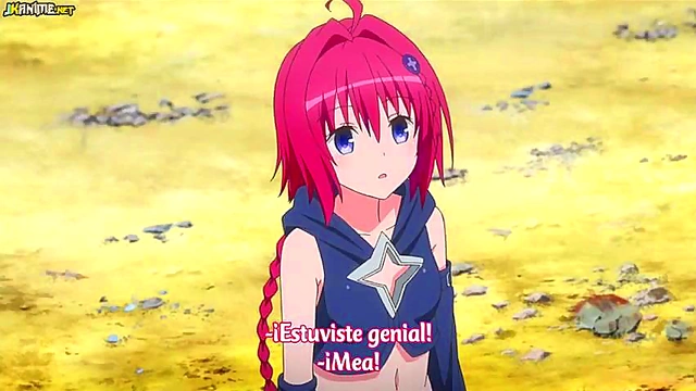 To Love-Ru Darkness Anime Couple Engage in Hot Ecchi Action Together