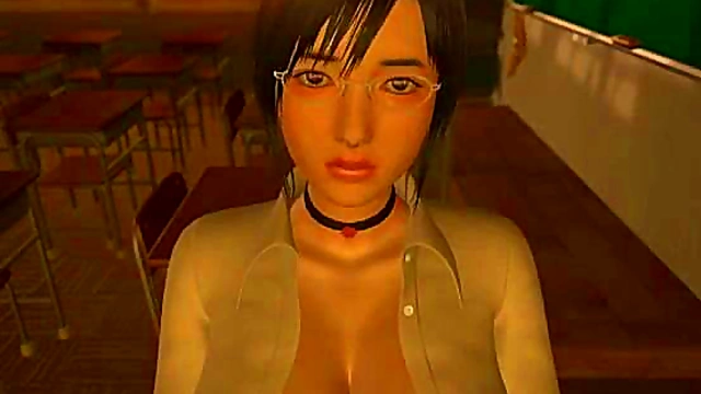 Big-Titted Teacher Seduces Student inSTEAMing 3D Hentai Action