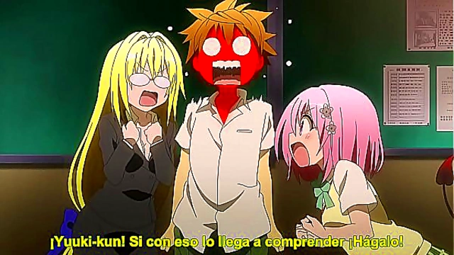 Hentai Anime Cutie Gets Ecchi Action In To Love-Ru Darkness