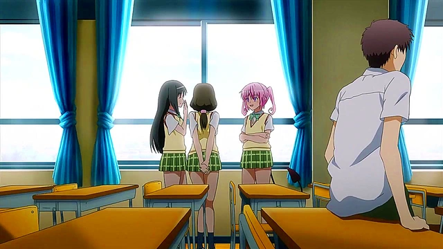 Hentai Anime Cutie Gets Ecchi Action In To Love-Ru Darkness