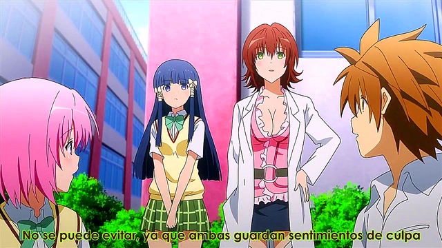 Hentai Anime Cutie Gets Ecchi Action In To Love-Ru Darkness