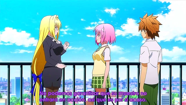 Hentai Anime Cutie Gets Ecchi Action In To Love-Ru Darkness