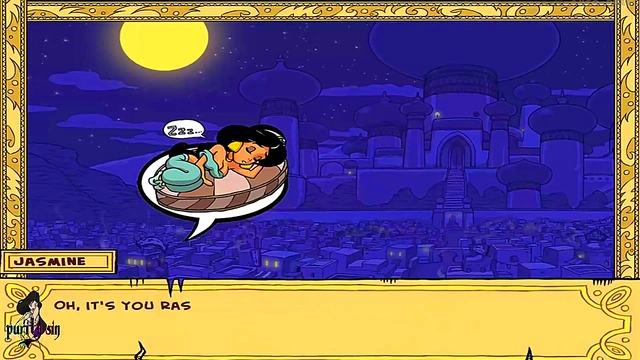 Hot Anime Princess Jasmine Gets Sexy With Genie In Uncensored Adventure