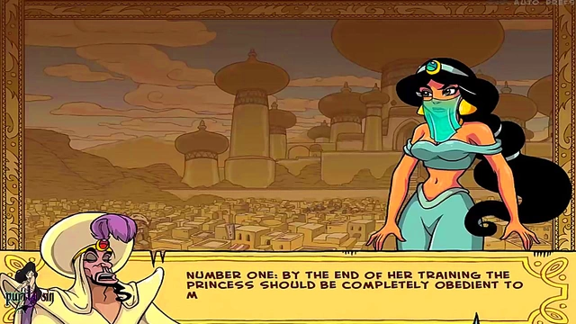Hot Anime Princess Jasmine Gets Sexy With Genie In Uncensored Adventure