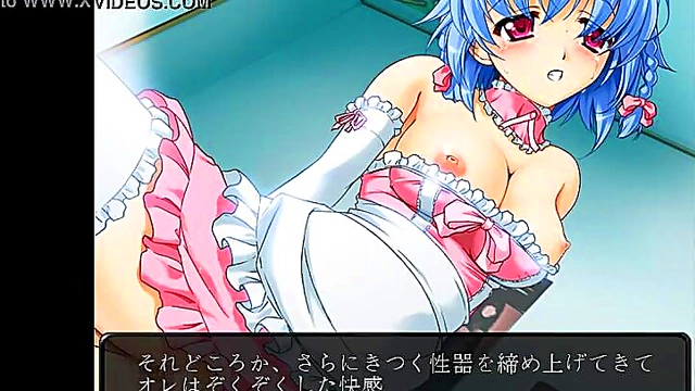 Teen Ayakashi Maid Seduces With Anime Eroge Action In Hot Scene