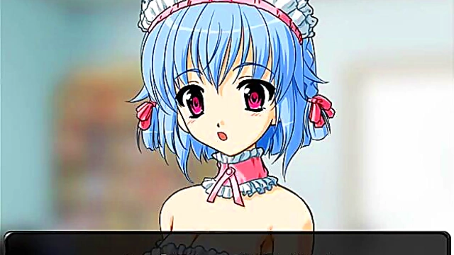 Teen Ayakashi Maid Seduces With Anime Eroge Action In Hot Scene