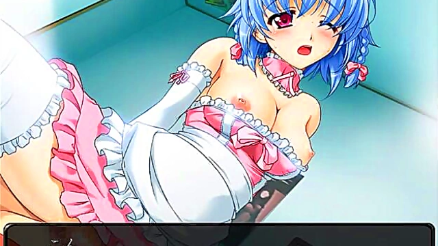 Teen Ayakashi Maid Seduces With Anime Eroge Action In Hot Scene