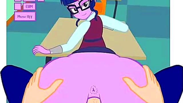 Twilight Sparkle Rides My Dick for Anal Vaginal Creampie Orgasm