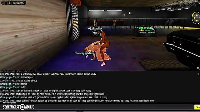 3D Hentai Game Animation – IMVU Couple Enjoy Intense Porn Session