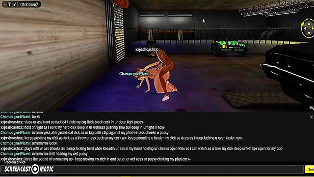 3D Hentai Game Animation – IMVU Couple Enjoy Intense Porn Session