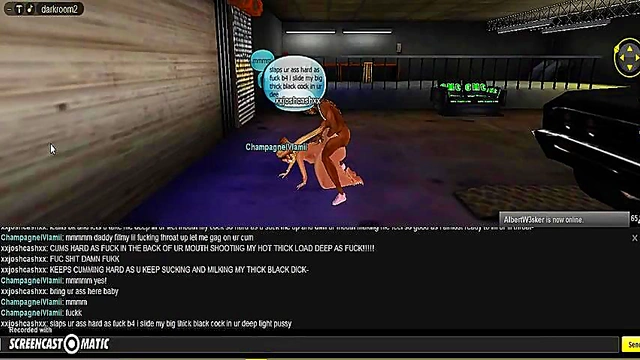 3D Hentai Game Animation – IMVU Couple Enjoy Intense Porn Session