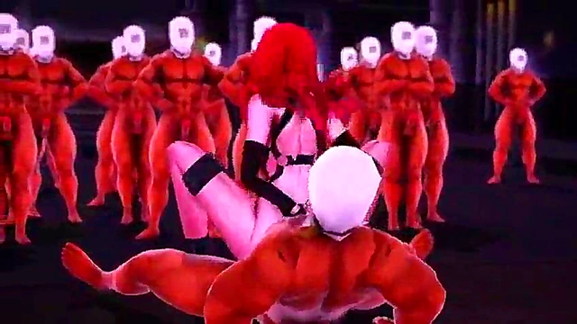 3D MMD Hentai Babe Bondage